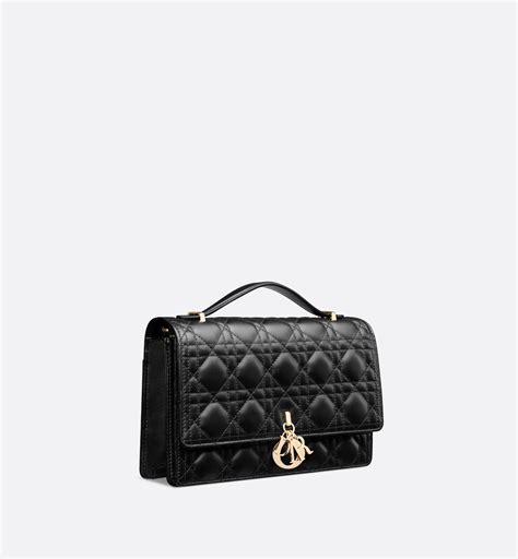 dior miss dior top handle bag|dior lambskin bag price.